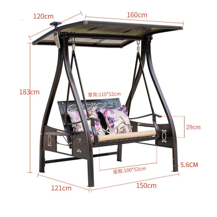 Xích đu ngoài trời nhập khẩu 2