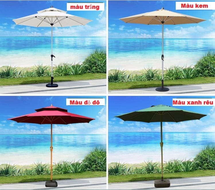 Hình ảnh Dù hòa phát che nắng ngoài trời