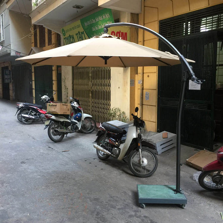 Hình ảnh Dù hòa phát lệch tâm cong tròn 3m
