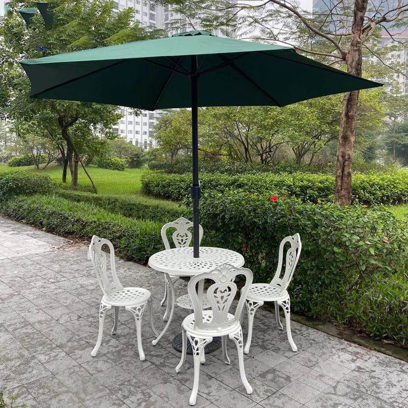 Hình ảnh Ô dù hòa phát chính tâm sắt 3m màu xanh