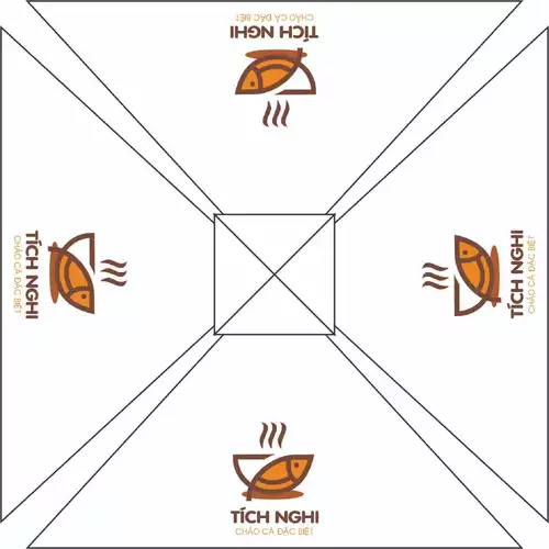 Hình ảnh Ô dù hòa phát lệch tâm vuông 3m màu đỏ