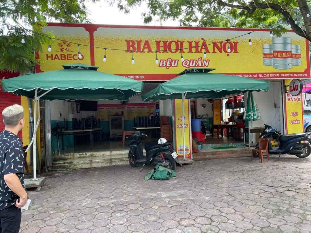 Ô hòa phát lệch tâm vuông 2m5 màu xanh 3